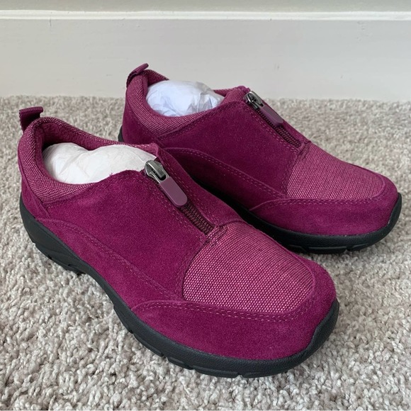 Lands' End Shoes Lands End All Weather Insulated Suede Leather Zip